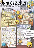 Aperçu - Jeux - Rund ums Jahr Paket - 140 Gesprächs und Reflexionskarten - Page de couverture