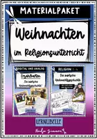 Vorschau - Unterrichtsreihen - Weihnachten im Religionsunterricht - Materialpaket - Grundschule Klasse 1 - 4 - Deckblatt