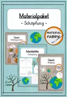Vorschau - Arbeitsblätter - Wachsendes Materialpaket zum Thema "Schöpfung" - Deckblatt