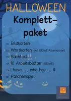 Vorschau - Arbeitsblätter - Komplettpaket Halloween Englisch - Deckblatt