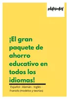 Vista previa - Unidades / Secuencias / Situaciones de Aprendizaje - ¡El gran paquete de ahorro pedagogía en todos los idiomas! Español - Alemán - Inglés - Francés (modelos y teorías) - Portada