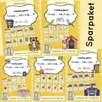 Vorschau - Spiele - Reading Games Englisch Grundschule | I have Who has Lesespiele | Klasse 2-4 Materialpaket - Deckblatt