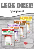 Vorschau - Spiele - Lege Drei! Englisch Sparpaket (wachsend) - Deckblatt