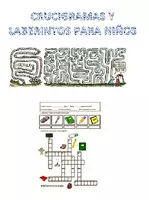 Vista previa - Juegos / Gamificación - Entretenimiento para niños a partir de crucigramas y laberintos - Portada