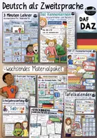 Vista previa - Juegos / Gamificación - Deutsch als Zweitsprache & Fremdsprache - PAKET / BUNDLE - Portada