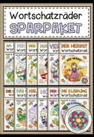 Vorschau - Mal- und Bastelvorlagen - WORTSCHATZRÄDER (Deutsch) - SPARPAKET (wachsendes Paket) - Deckblatt