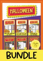 Aperçu - Feuilles d'exercices - Halloween Bundle; Kit Pédagogique (English) - Page de couverture