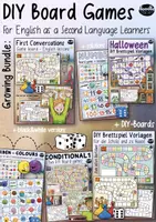 Aperçu - Jeux - Game Boards Bundle - for English Language Learners - Page de couverture