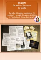 Aperçu - Feuilles d'exercices - Paquet: La salle d'évasion: le piège (numérique + à utiliser à l'école) - Page de couverture