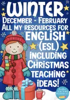 Vista previa - Unidades / Secuencias / Situaciones de Aprendizaje - Winter & Christmas English paquete de materiales Inglés - Portada