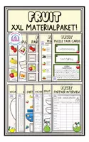 Vorschau - Arbeitsblätter - Fruit - XXL Materialpaket - Deckblatt