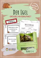 Vorschau - Unterrichtsreihen - Der Igel - Großes Materialpaket - Deckblatt
