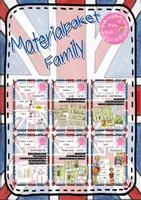 Vorschau - Stundenentwürfe - Englisch - Vokabeleinführung Family - Materialpaket - Deckblatt