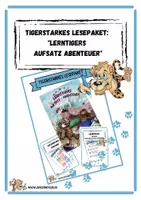 Vorschau - Unterrichtsreihen - Tigerstarkes Lesepaket - Deckblatt