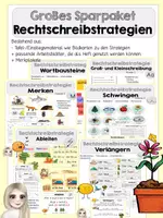 Vorschau - Arbeitsblätter - Rechtschreibstrategien FRESCH Kl.2 Sparpaket - Deckblatt