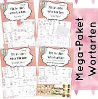 Vorschau - Spiele - Wortarten - Deckblatt