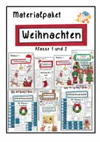 Vorschau - Unterrichtsreihen - Weihnachten- Materialpaket - Deckblatt
