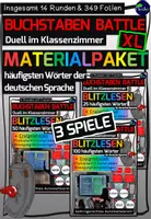 Vorschau - Stundenentwürfe - Buchstaben Battle - Blitzlesen (25/50/100 häufigsten Wörter der deutschen Sprache) - Deckblatt