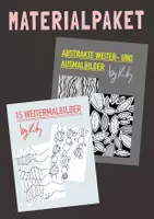 Vorschau - Arbeitsblätter - Materialpaket Weitermalbilder und Ausmalbilder - Deckblatt