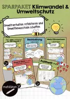 Vorschau - Arbeitsblätter - SPARPAKET Earth Day | Klimawandel und Umweltschutz - Deckblatt