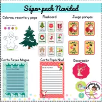 Vista previa - Hojas de trabajo - SUPER PACK DE NAVIDAD - Portada