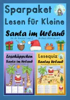 Vorschau - Arbeitsblätter - Sparpaket Lesen für Kleine: Santa im Urlaub (Klassen 1 und 2) - Deckblatt