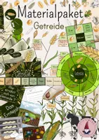 Vorschau - Stundenentwürfe - XXL Materialpaket Getreide: 8 Tafelbilder, Wissenskartei, Puzzle, Legekreis, Klammerkarten, Lernfächer, Lernmatrix, Experimente/Versuche Keimung, Arbeitsblätter - Deckblatt
