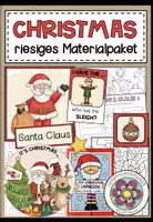 Vorschau - Stundenentwürfe - CHRISTMAS - RIESIGES MATERIALPAKET (wachsendes Paket) - Deckblatt