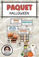 Aperçu - Feuilles d'exercices - PAQUET: HALLOWEEN (Anglais) - Page de couverture