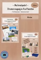 Vorschau - Stundenentwürfe - Materialpaket - Stromerzeugung in Kraftwerken - Deckblatt