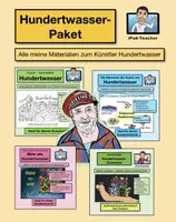 Vorschau - Stundenentwürfe - KUNST-PAKET: 5 Materialien zum Thema Hundertwasser - Deckblatt