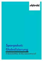 Vorschau - Stundenentwürfe - Sparpaket: Globalisierung mit Dimensionen (Arbeitsblätter & Stundenentwürfe) - Deckblatt