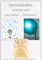Vorschau - Stundenentwürfe - Materialpaket: Winterzeit - Deckblatt