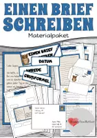 Vorschau - Arbeitsblätter - Einen Brief schreiben - Materialpaket - Deckblatt