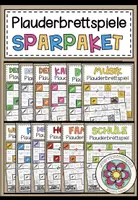 Vorschau - Arbeitsblätter - PLAUDERBRETTSPIELE - SPARPAKET (wachsendes Paket) - Deckblatt