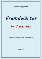 Vorschau - Arbeitsblätter - Materialpaket: Fremdwörter im Deutschen - Deckblatt