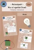 Vorschau - Unterrichtsreihen - Materialpaket Was ist Strom - Deckblatt