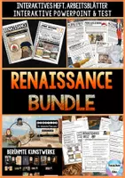 Vorschau - Unterrichtsreihen - Renaissance BUNDLE - digital + analog - Selbstständiges Lernen, Distanzunterricht + Homeschooling | Sofort einsetzbar - Deckblatt