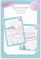 Vorschau - Arbeitsblätter - Materialpaket - Zahlenraum 1000000 - Deckblatt