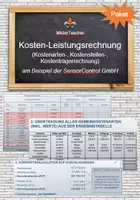 Vorschau - Arbeitsblätter - Kostenrechnung - Deckblatt
