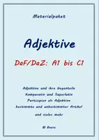 Vorschau - Arbeitsblätter - Materialpaket: Adjektive (A1-C1) - Deckblatt
