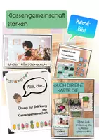 Vorschau - Arbeitsblätter - Klassengemeinschaft stärken fördern Materialpaket - Deckblatt
