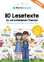 Vorschau - Arbeitsblätter - 110 Lesetexte für Kinder (mit Aufgaben) - Deckblatt