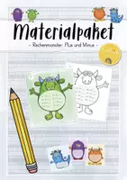 Vorschau - Stationenlernen - Megapaket "Rechenmonster" - Deckblatt