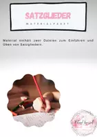 Vorschau - Arbeitsblätter - Satzglieder Kombi - Deckblatt