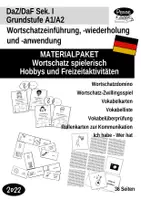 Vorschau - Arbeitsblätter - DaZ-Paket Wortschatz spielerisch: Hobbys und Freizeitaktivitäten - Deckblatt
