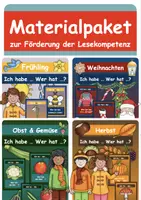 Vorschau - Spiele - MATERIALPAKET Alle Lesespiele zur Förderung der Lesekompetenz (wachsendes Paket) - Deckblatt