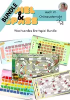 Vorschau - Spiele - Brettspiele für den Online- und Offlineunterricht (wachsendes Materialpaket) - Deckblatt