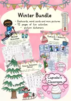 Vorschau - Arbeitsblätter - Englisch - winter - Sparpaket Arbeitsblätter, Bildkarten, Miniwörterbuch (Leporello) - Deckblatt