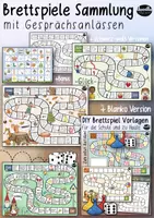 Aperçu - Jeux - DIY Brettspiele Sammlung (auf Deutsch / DaF DaZ) - Page de couverture